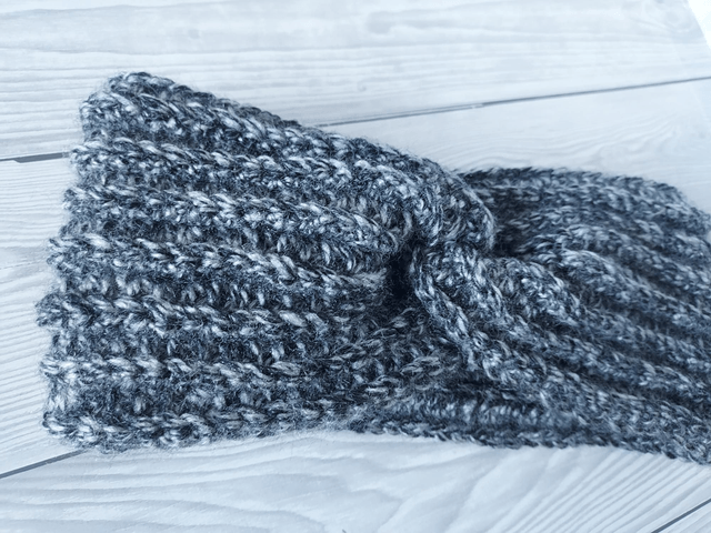 Grey Crochet Ear Warmer, Earwarmers, Crochet Headband, Knit Headband, Child Earwarmer Size 4-12 Yrs
