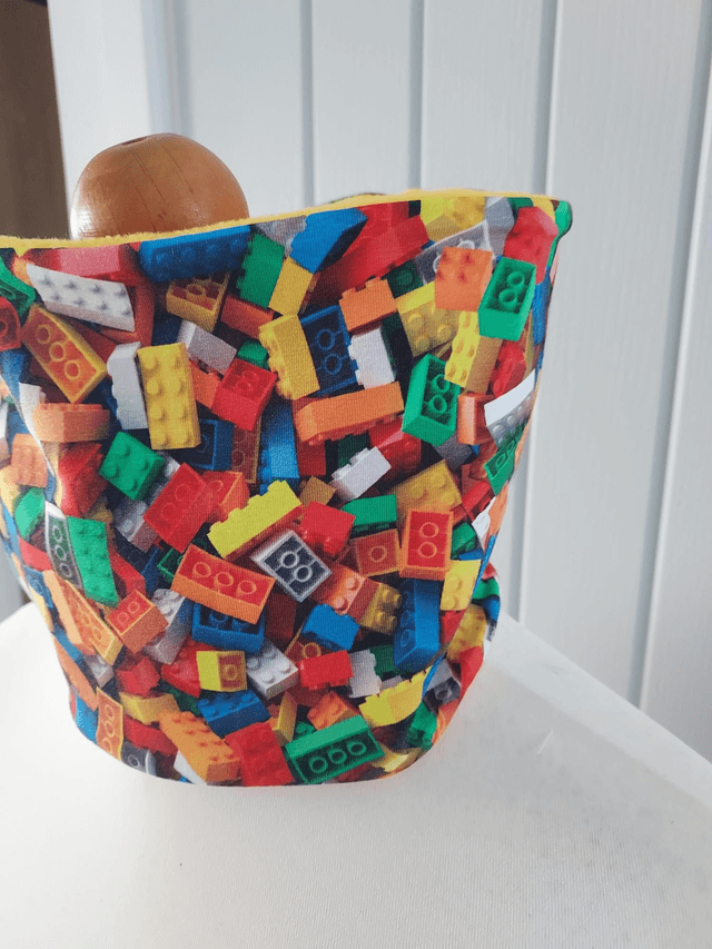 Lego Neck Warmer, Snood with Yellow Fleece,