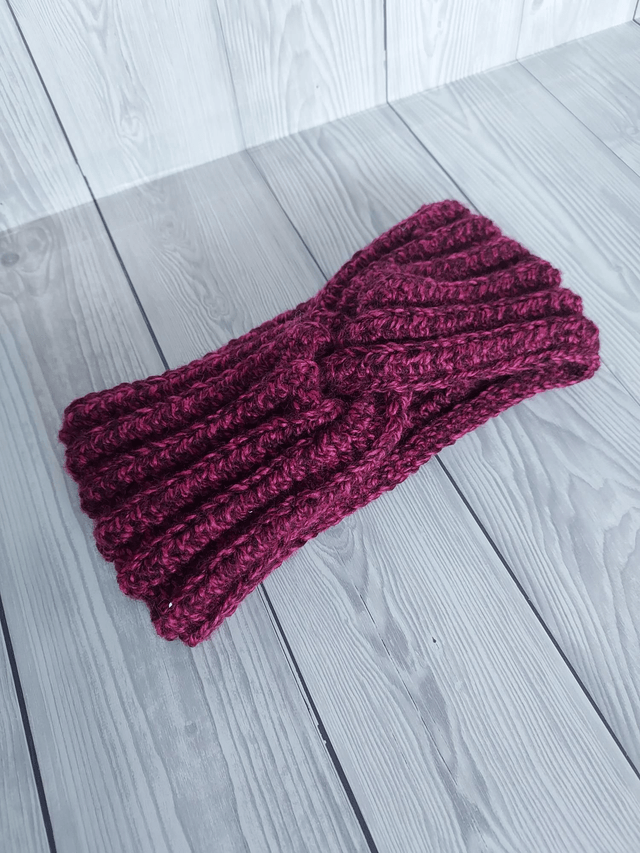 Pink Crochet Ear Warmer, Earwarmers, Crochet Headband, Knit Headband, Child Earwarmer Size 4-12 Yrs