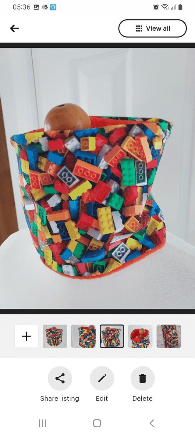 Lego Neck Warmer, Snood with Orange Fleece,