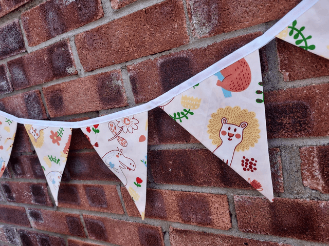 Safari Animal Cotton Bunting, Garland, Wall Hanging,